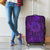 New Zealand Dream Catcher Luggage Cover Maori Koru Pattern Purple Version