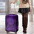 New Zealand Dream Catcher Luggage Cover Maori Koru Pattern Purple Version