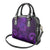New Zealand Dream Catcher Shoulder Handbag Maori Koru Pattern Purple Version