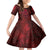 New Zealand Dream Catcher Family Matching Long Sleeve Bodycon Dress and Hawaiian Shirt Maori Koru Pattern Red Version