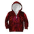 New Zealand Dream Catcher Kid Hoodie Maori Koru Pattern Red Version