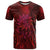 New Zealand Dream Catcher T Shirt Maori Koru Pattern Red Version