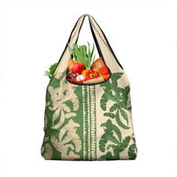 Hawaii Pua Kenikeni Lei Grocery Bag With Lau Maia Green LT05 1-pack One Size Green - Polynesian Pride