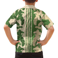 Hawaii Pua Kenikeni Lei Hawaiian Shirt With Lau Maia Green LT05 - Polynesian Pride