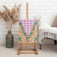 Hawaii Pikake Lokelani Plumeria Lei Canvas Wall Art Pink Palaka Motifs LT05 - Polynesian Pride