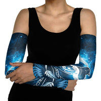 New Zealand Matariki Arm Sleeves Pigeon Kereru Maori Fern Art