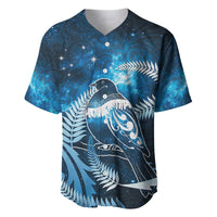 New Zealand Matariki Baseball Jersey Pigeon Kereru Maori Fern Art