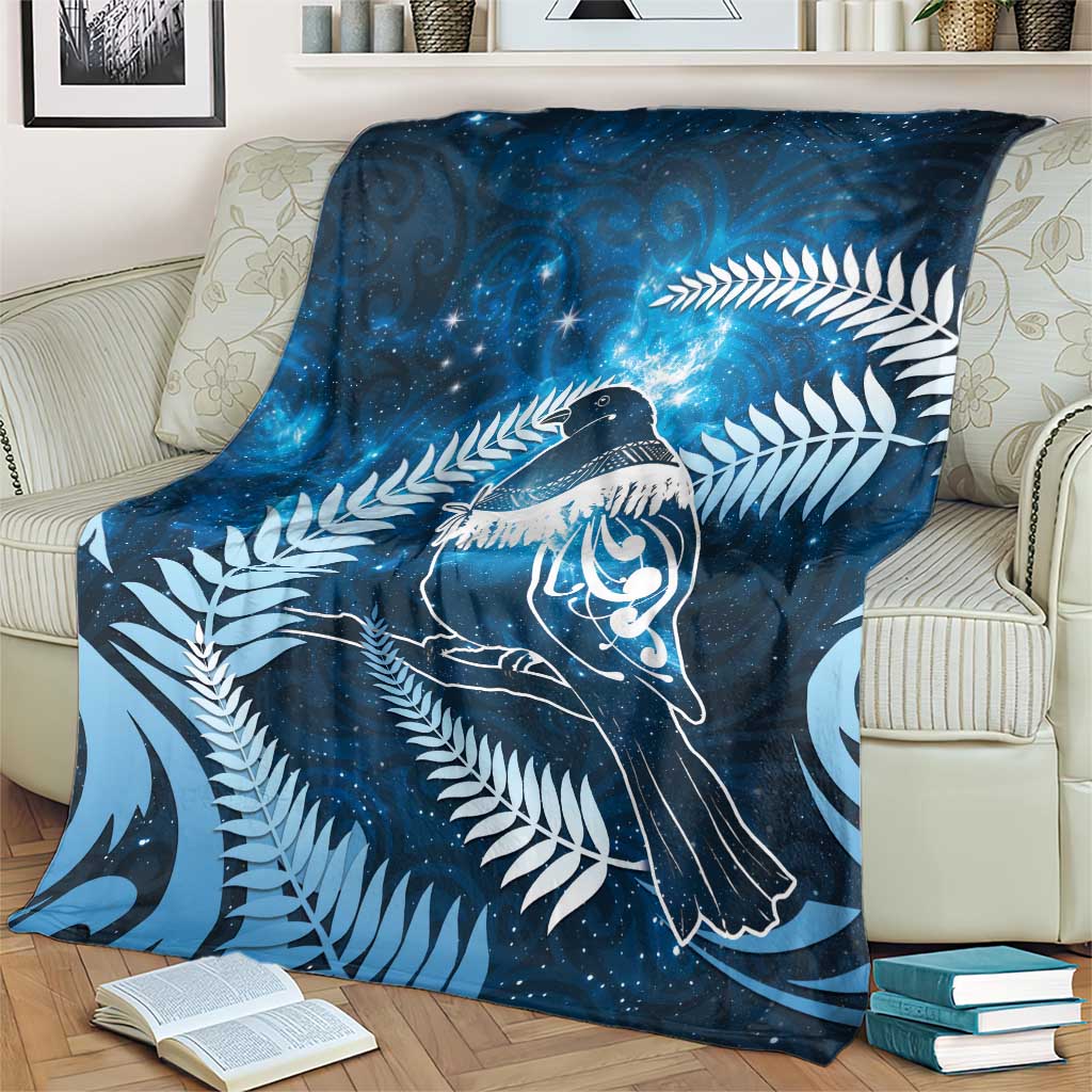 New Zealand Matariki Blanket Pigeon Kereru Maori Fern Art