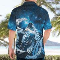 New Zealand Matariki Hawaiian Shirt Pigeon Kereru Maori Fern Art