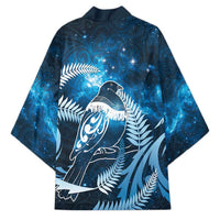 New Zealand Matariki Kimono Pigeon Kereru Maori Fern Art