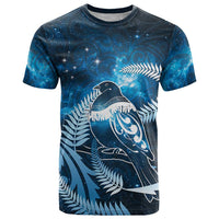 New Zealand Matariki T Shirt Pigeon Kereru Maori Fern Art