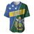 Personalised Solomon Islands Independence Day Baseball Jersey With Coat Of Arms