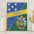 Solomon Islands Independence Day Canvas Wall Art With Coat Of Arms