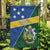 Solomon Islands Independence Day Garden Flag With Coat Of Arms