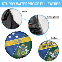 Solomon Islands Independence Day Spare Tire Cover With Coat Of Arms