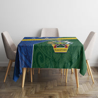Solomon Islands Independence Day Tablecloth With Coat Of Arms