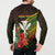 Personalized Hawaii Born and Raised Button Sweatshirt Kanaka Maoli Flag Day