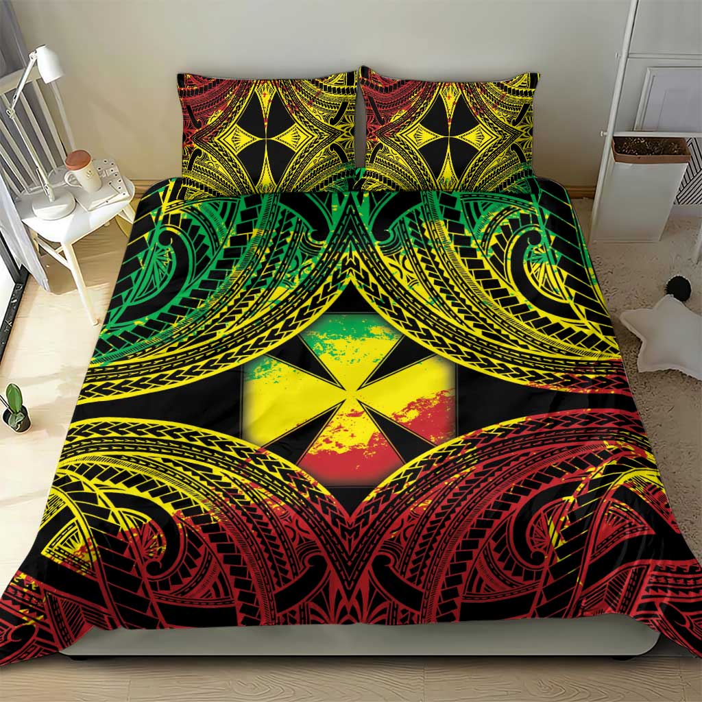 Wallis and Futuna Territory Day Bedding Set Polynesian Pattern Simple Style
