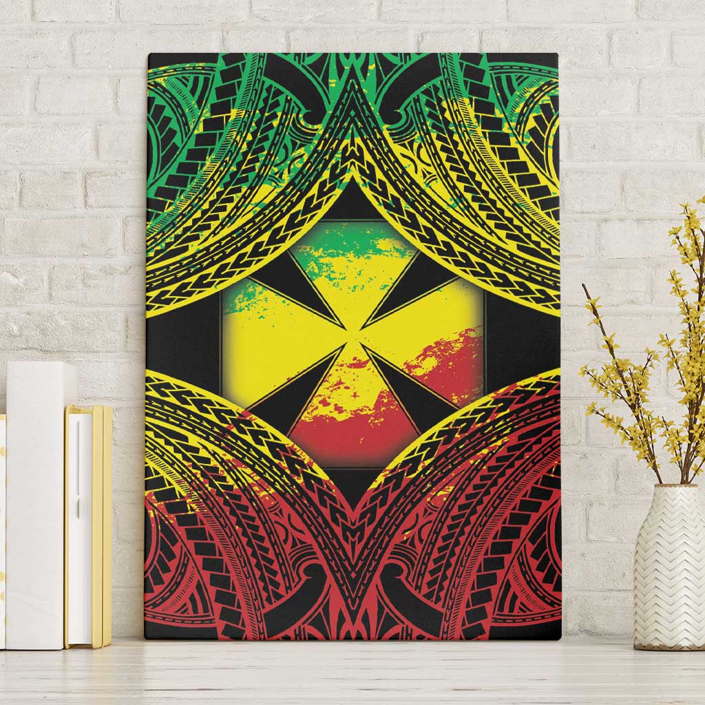 Wallis and Futuna Territory Day Canvas Wall Art Polynesian Pattern Simple Style LT05 Without Frame Reggae - Polynesian Pride