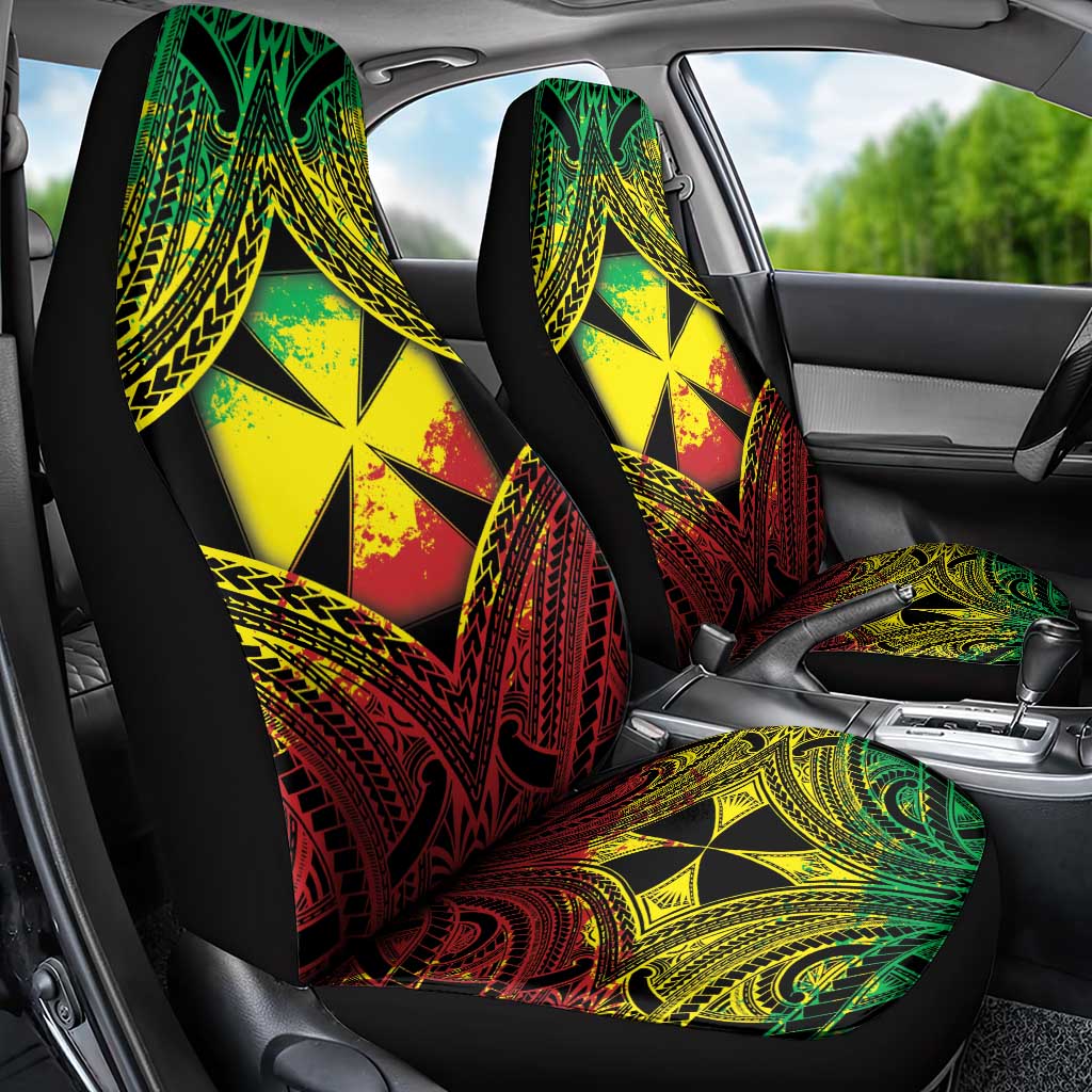 Wallis and Futuna Territory Day Car Seat Cover Polynesian Pattern Simple Style