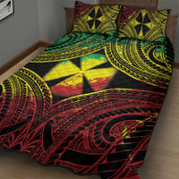 Wallis and Futuna Territory Day Quilt Bed Set Polynesian Pattern Simple Style