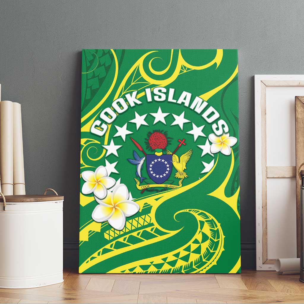 Cook Islands Happy Constitution Day Canvas Wall Art Pattern Tribal Art