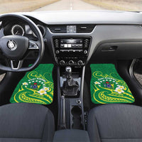 Cook Islands Happy Constitution Day Car Mats Pattern Tribal Art