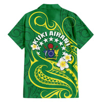 Cook Islands Happy Constitution Day Family Matching Long Sleeve Bodycon Dress and Hawaiian Shirt Pattern Tribal Art LT05 - Polynesian Pride
