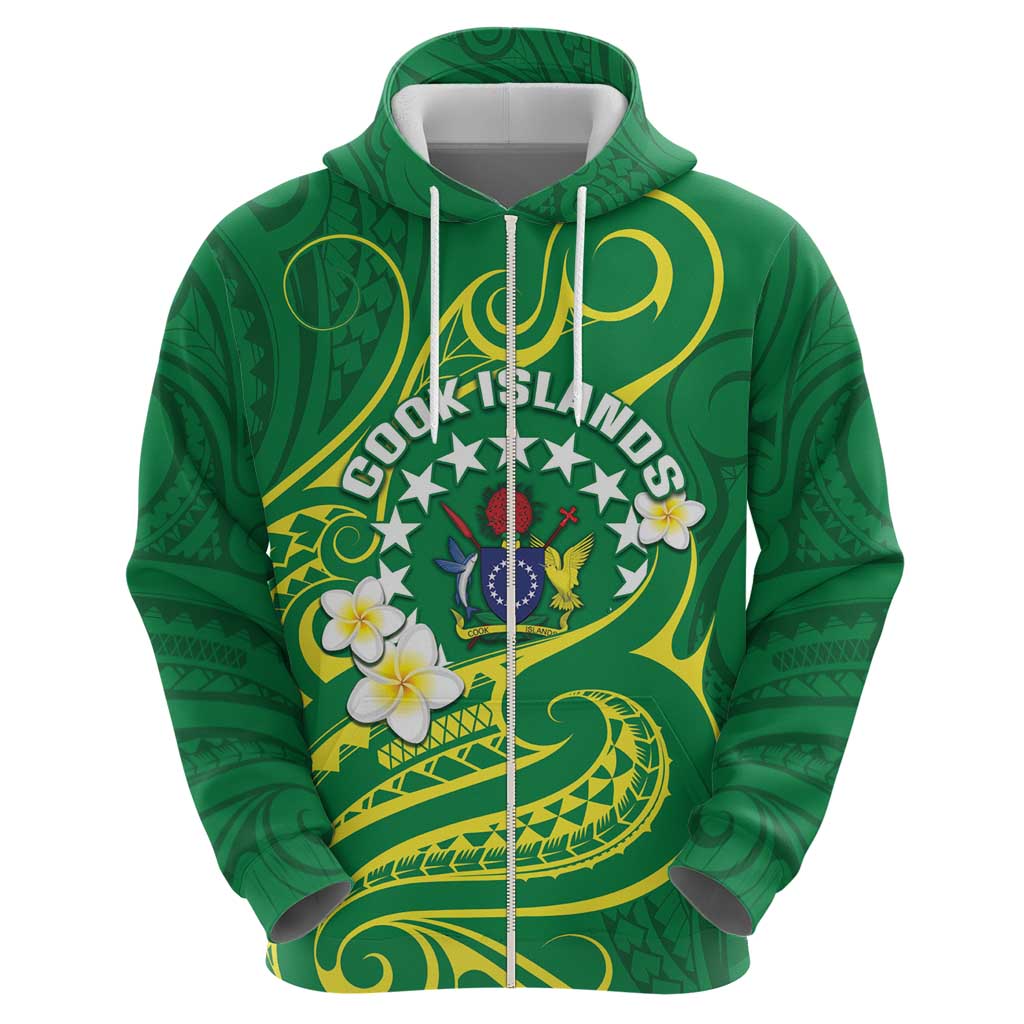 Cook Islands Happy Constitution Day Hoodie Pattern Tribal Art