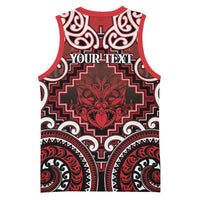 Personalised New Zealand Aotearoa Basketball Jersey Te Reo Maori Ake Ake Ake - Polynesian Pride