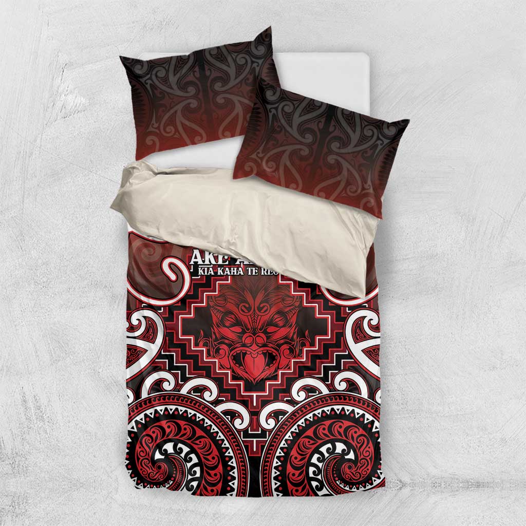 New Zealand Aotearoa Bedding Set Te Reo Maori Ake Ake Ake - Polynesian Pride