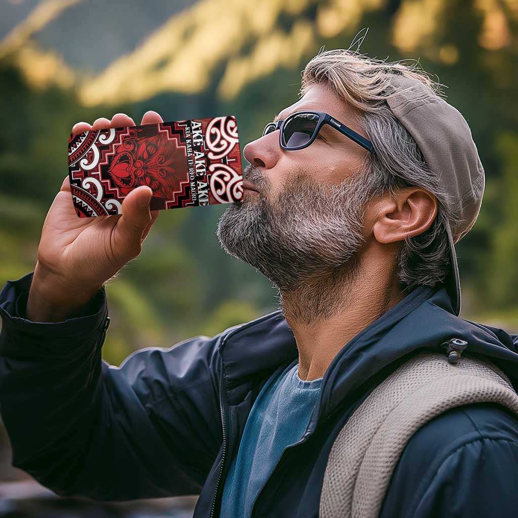 Personalised New Zealand Aotearoa 4 in 1 Can Cooler Tumbler Te Reo Maori Ake Ake Ake - Polynesian Pride