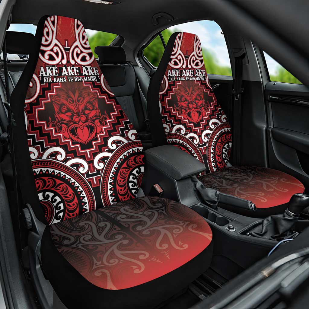 New Zealand Aotearoa Car Seat Cover Te Reo Maori Ake Ake Ake - Polynesian Pride