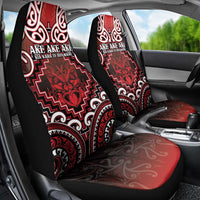 New Zealand Aotearoa Car Seat Cover Te Reo Maori Ake Ake Ake - Polynesian Pride