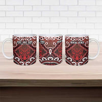 Personalised New Zealand Aotearoa Ceramic Mug Te Reo Maori Ake Ake Ake - Polynesian Pride
