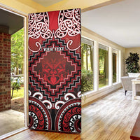 New Zealand Aotearoa Door Cover Te Reo Maori Ake Ake Ake - Polynesian Pride