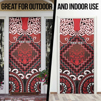 New Zealand Aotearoa Door Cover Te Reo Maori Ake Ake Ake - Polynesian Pride