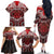 Personalised New Zealand Aotearoa Family Matching Off The Shoulder Long Sleeve Dress and Hawaiian Shirt Te Reo Maori Ake Ake Ake - Polynesian Pride