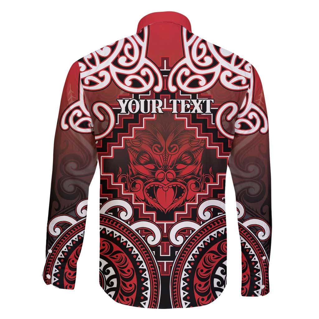 Personalised New Zealand Aotearoa Family Matching Off Shoulder Maxi Dress and Hawaiian Shirt Te Reo Maori Ake Ake Ake - Polynesian Pride