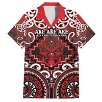 Personalised New Zealand Aotearoa Hawaiian Shirt Te Reo Maori Ake Ake Ake - Polynesian Pride