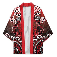 Personalised New Zealand Aotearoa Kimono Te Reo Maori Ake Ake Ake - Polynesian Pride