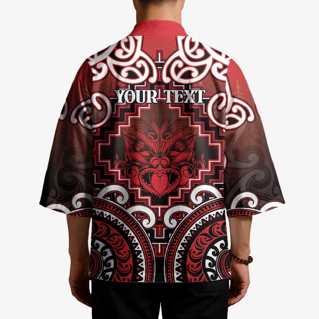 Personalised New Zealand Aotearoa Kimono Te Reo Maori Ake Ake Ake - Polynesian Pride