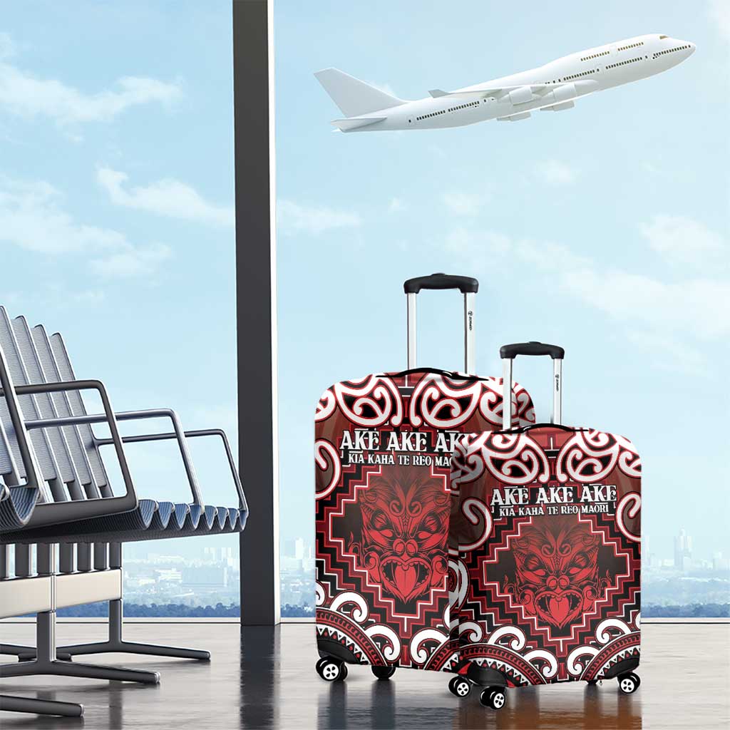 New Zealand Aotearoa Luggage Cover Te Reo Maori Ake Ake Ake - Polynesian Pride