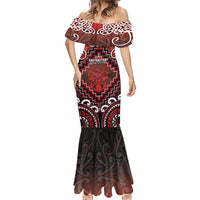 Personalised New Zealand Aotearoa Mermaid Dress Te Reo Maori Ake Ake Ake - Polynesian Pride