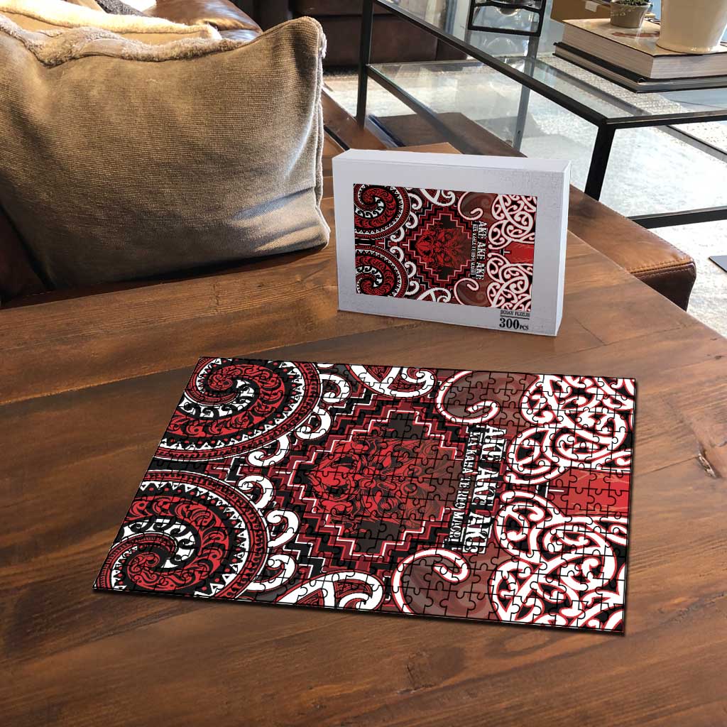 New Zealand Aotearoa Puzzle Te Reo Maori Ake Ake Ake - Polynesian Pride