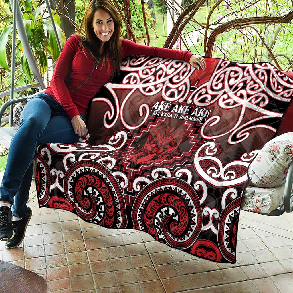 New Zealand Aotearoa Quilt Te Reo Maori Ake Ake Ake - Polynesian Pride
