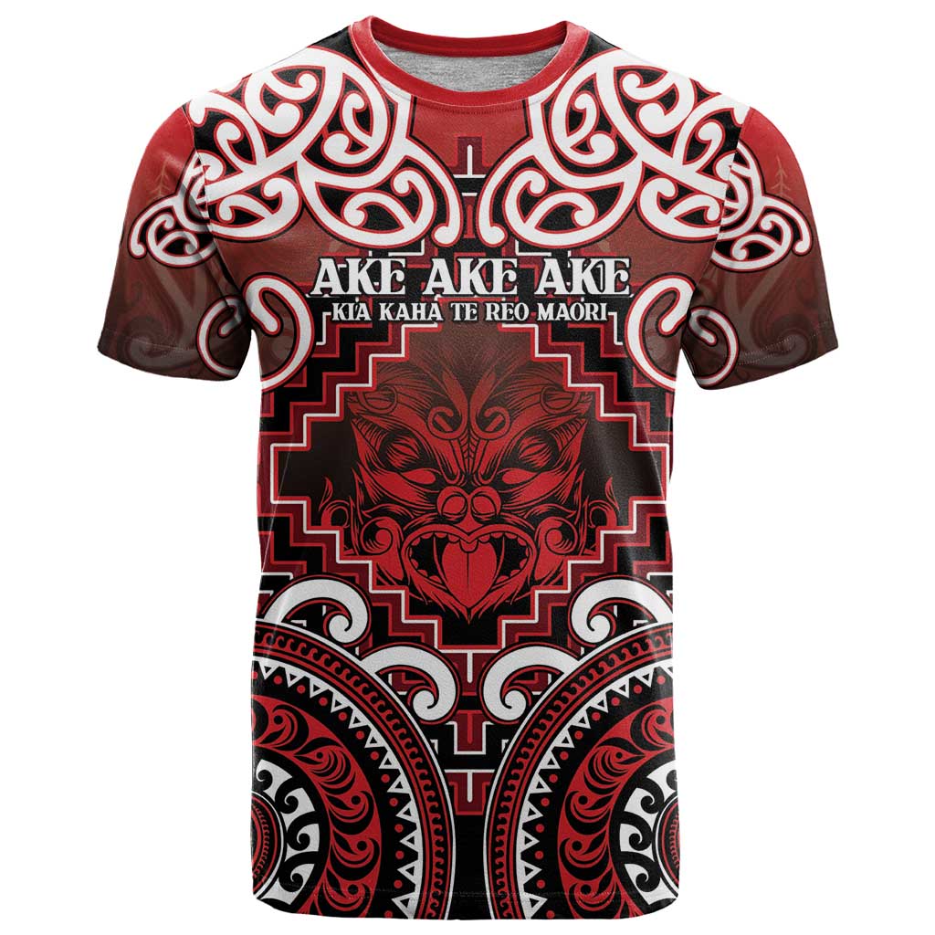 Personalised New Zealand Aotearoa T Shirt Te Reo Maori Ake Ake Ake - Polynesian Pride