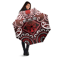 New Zealand Aotearoa Umbrella Te Reo Maori Ake Ake Ake - Polynesian Pride