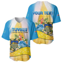 Personalised Tuvalu Independence Day Baseball Jersey Tuvalu Mo Te Atua - Polynesian Pride
