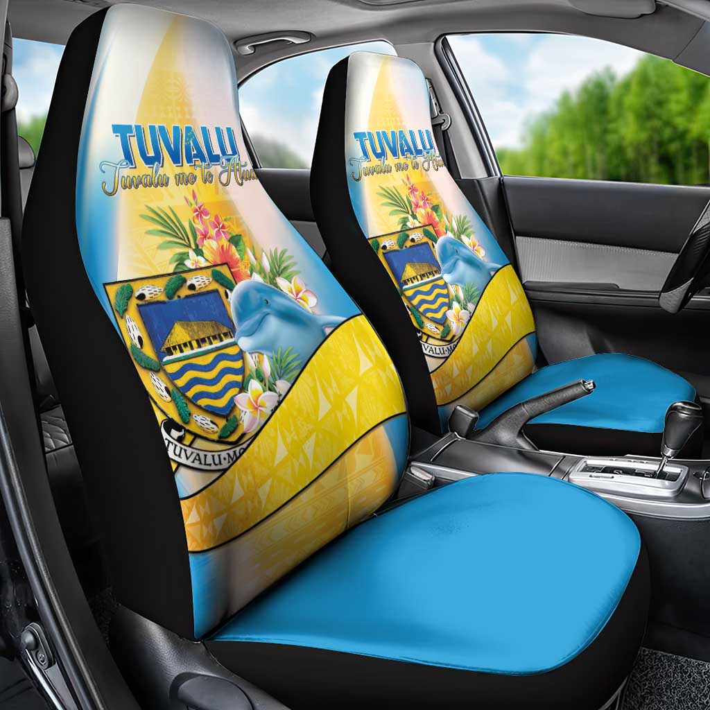Tuvalu Independence Day Car Seat Cover Tuvalu Mo Te Atua - Polynesian Pride